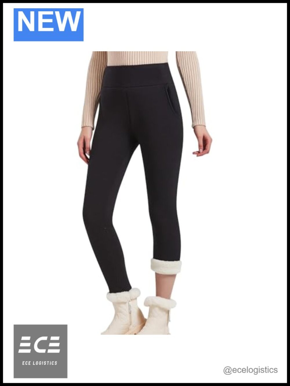Fleece Lined Leggings Women Winter Thermal Sherpa Warm Pants